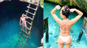 Letícia Lima está curtindo as belezas paradisíacas de Tulum, no México - Foto: Reprodução/ Instagram