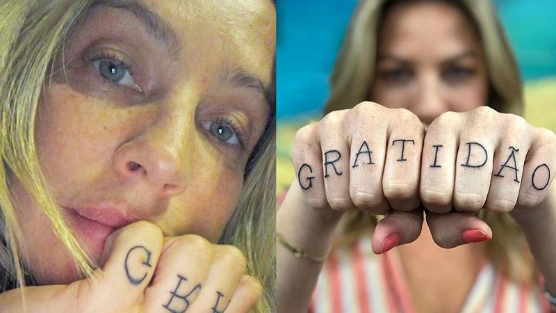 Luana Piovani volta a mostrar tatuagem nas mãos e se diverte: “Trombadinha” - Foto: Reprodução/Instagram