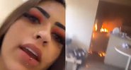 MC Mirella mostra cozinha em chamas na web e preocupa fãs - Foto: Reprodução/ Instagram