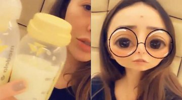 Sabrina Sato ordenhou leite de madrugada para não deixar Zoe sem leite materno - Foto: Reprodução/ Instagram