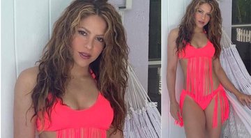 Shakira exibiu a boa forma de biquíni e recebeu muitos elogios na web - Foto: Reprodução/ Instagram
