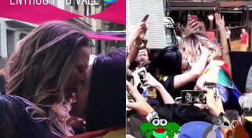 Valesca Popozuda beija mulher durante show em Belo Horizonte - Foto: Reprodução/ Instagram