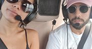 Anitta passeia de helicóptero pelo Rio de Janeiro ao lado de Pedro Scooby - Foto: Reprodução/Instagram