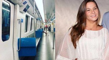 Esposa de Rodrigo Lombardi tira foto em metrô e impressiona seguidores: “Gente como a gente” - Foto: Reprodução/Instagram