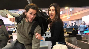 Fátima Bernardes e Túlio Gadêlha saem de férias e posam em aeroporto - Foto: Reprodução/Instagram
