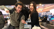 Fátima Bernardes e Túlio Gadêlha saem de férias e posam em aeroporto - Foto: Reprodução/Instagram