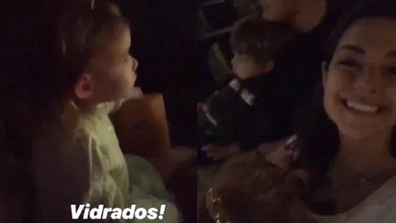 Vídeo: Michel Teló e Thais Fersoza levam filhos ao cinema pela primeira vez - Foto: Reprodução/Instagram