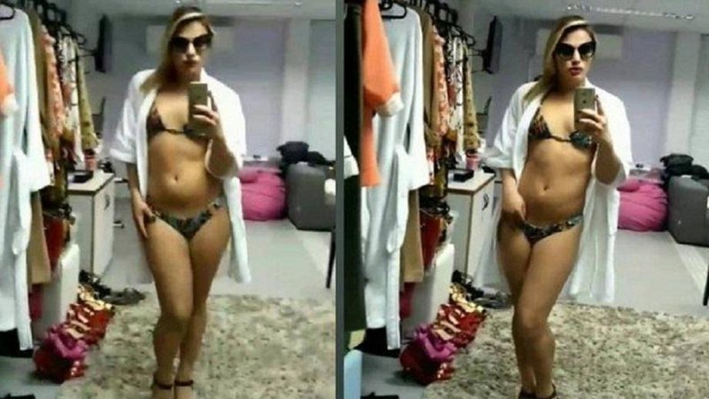 Glamour Garcia posa de biquíni nos bastidores de A Dona do Pedaço - Foto: Reprodução/Instagram