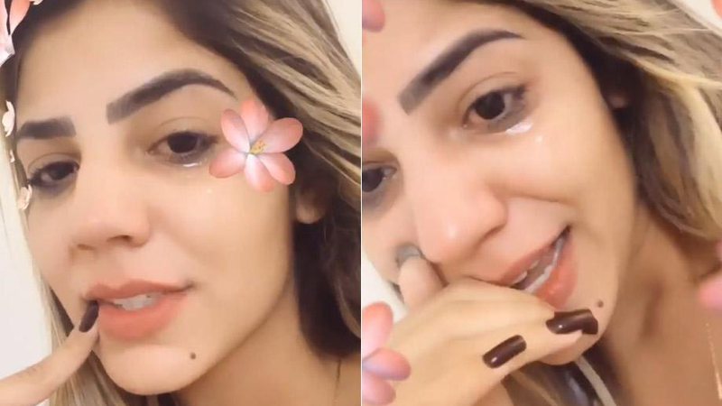 Hariany chorou ao lembrar passado de humilhação em seu Instagram Stories - Foto: Reprodução/ Instagram