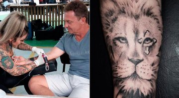Ex-marido de Ana Paula Pituxita cobriu tatuagem que havia feito em homenagem à ex-paquita - Foto: Reprodução/ Instagram