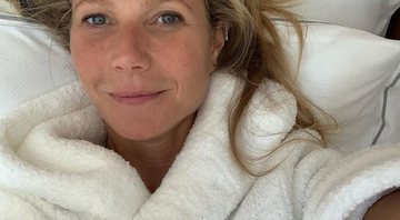 Gwyneth Paltrow encanta a web ao postar foto sem maquiagem em hotel - Foto: Reprodução/Instagram
