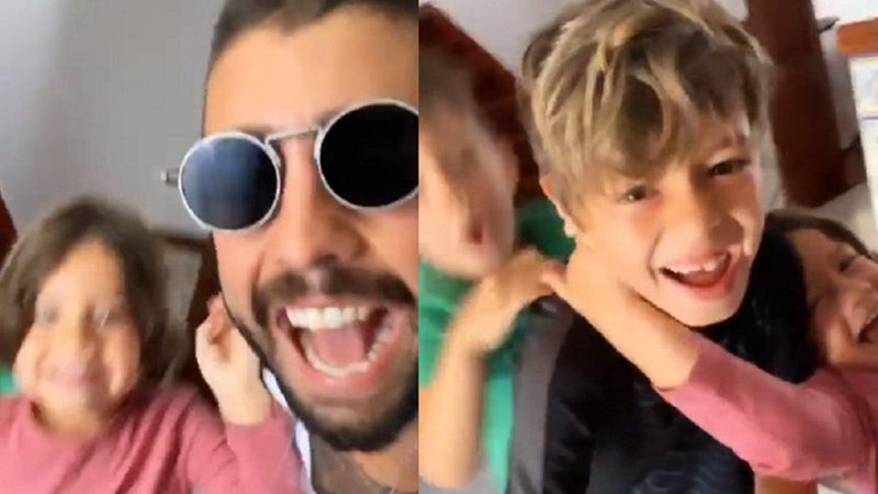 Vídeo: Em Portugal, Pedro Scooby se diverte com os filhos - Foto: Reprodução/Instagram