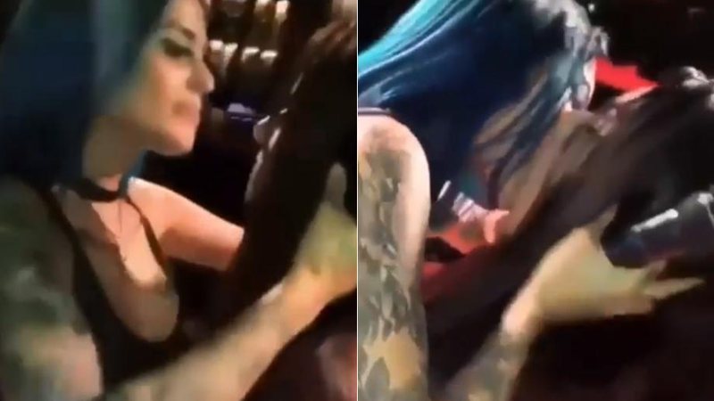 Tati Zaqui beijou mulher durante show e dividiu opiniões na web - Foto: Reprodução/ Instagram