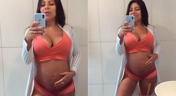 Andressa Ferreira exibiu a barriga de 5 meses de gravidez - Foto: Reprodução/ Instagram