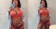 Andressa Ferreira exibiu a barriga de 5 meses de gravidez - Foto: Reprodução/ Instagram
