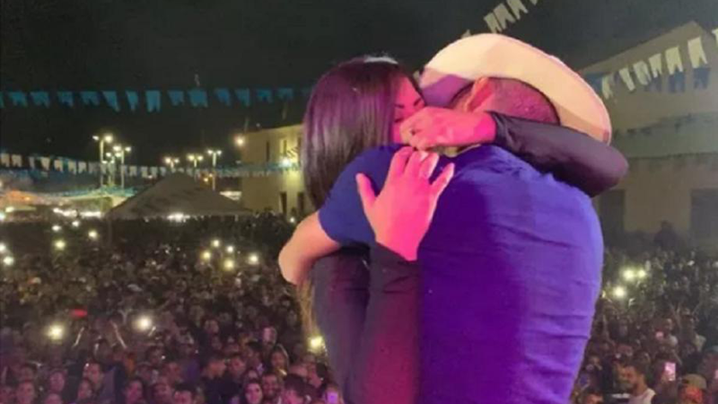 Luciane Borges volta atrás e diz que beijo em Thulio Milionário foi de livre e espontânea vontade - Foto: Reprodução/Instagram