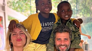 Bless, filho de Bruno Gagliasso e Giovanna Ewbank, ainda não fala português - Foto: Reprodução/Instagram