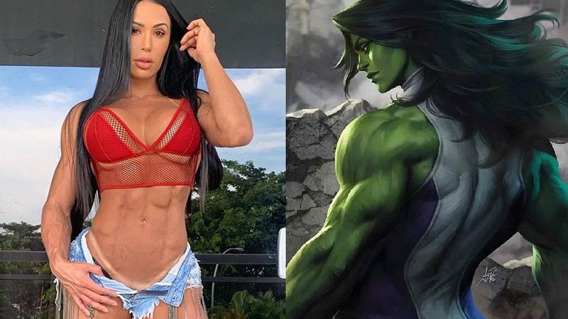 Gracyanne Barbosa sobre interpretar mulher Hulk: “Eu adoraria” - Foto: Reprodução/Instagram
