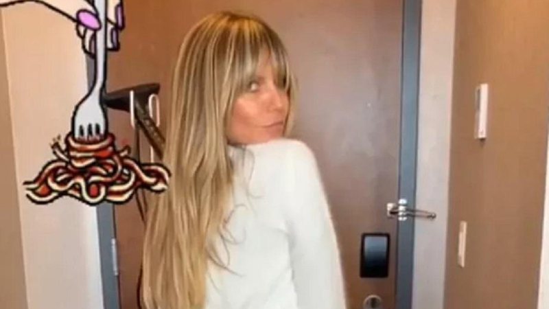 Heidi Klum não consegue entrar em calça jeans e culpa lua de mel: “Comi muita massa” - Foto: Reprodução/Instagram
