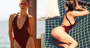 Jennifer Lopez foi ovacionada na web ao exibir as curvas de maiô - Foto: Reprodução/ Instagram