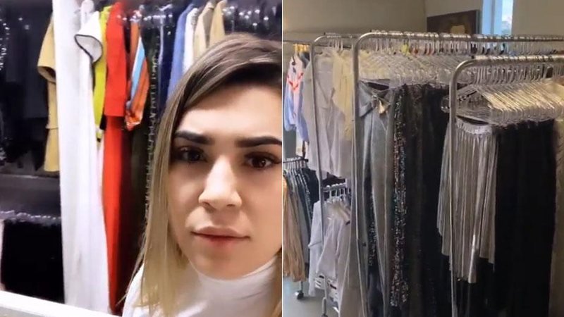 Naiara Azevedo tem closet que ocupa quatro cômodos - Foto: Reprodução/ Instagram