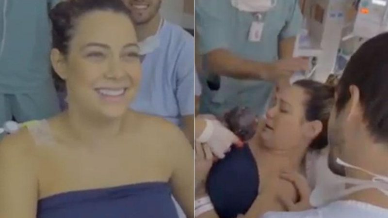 Carol Dantas mostrou detalhes do parto de Valentin em vídeo - Foto: Reprodução/ Instagram