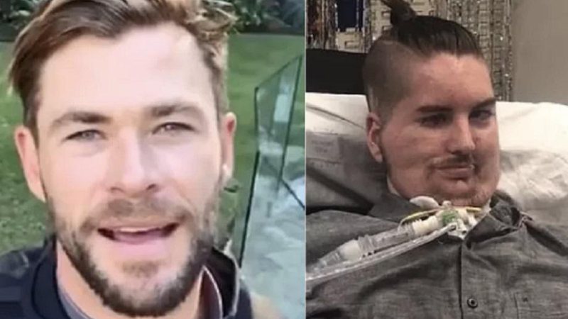 Chris Hemsworth manda recado para jovem fã que luta contra tumor no cérebro - Foto: Reprodução/Instagram