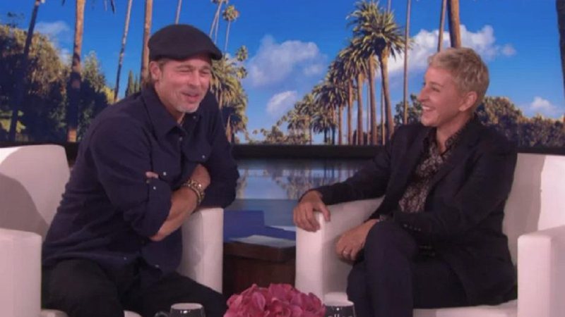 Brad Pitt conta que Ellen DeGeneres já deu em cima de uma de suas namoradas - Foto: Reprodução