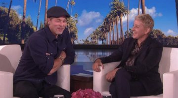 Brad Pitt conta que Ellen DeGeneres já deu em cima de uma de suas namoradas - Foto: Reprodução