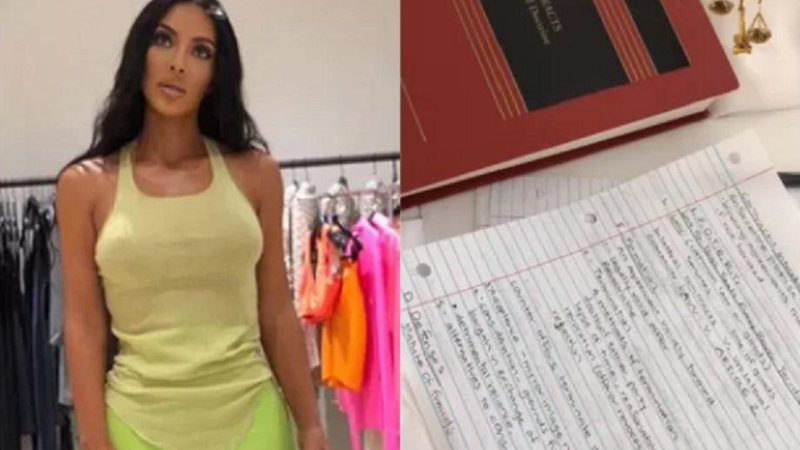 Kim Kardashian passa feriado estudando para prova de Direito e surpreende web - Foto: Reprodução/Instagram