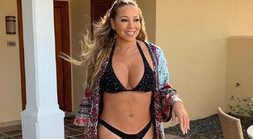 Em forma aos 49 anos, Mariah Carey se despede do verão americano ao publicar foto de biquíni - Foto: Reprodução/Instagram