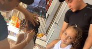 Wesley Safadão caprichou no penteado da filha, Ysis - Foto: Reprodução/ Instagram