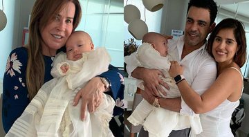 Em pé de guerra, Zezé di Camargo e Zilu Godói se reúnem em batizado de filho de Camilla Camargo - Foto: Reprodução/Instagram
