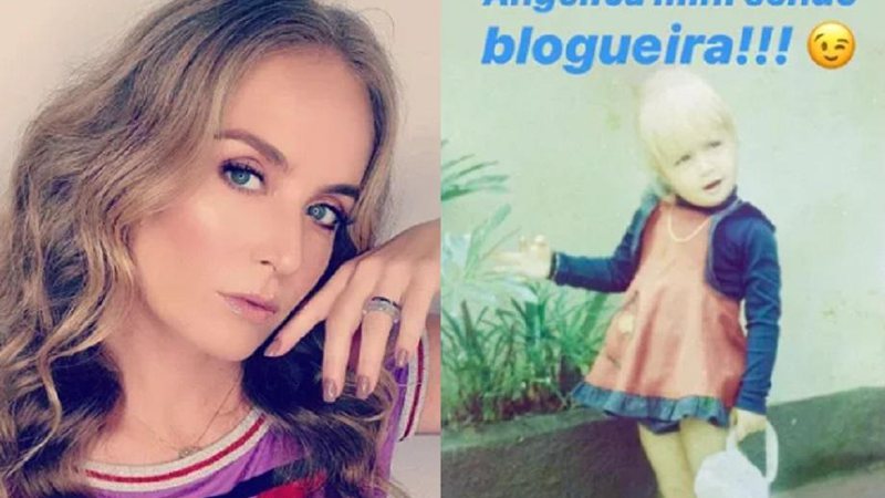Angélica entra no clima de Dia das Crianças e posta foto antiga: “Mini blogueira” - Foto: Reprodução/Instagram