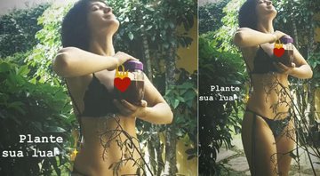 Bianca Bin mostrou parte de ritual com sangue de sua menstruação - Foto: Reprodução/ Instagram