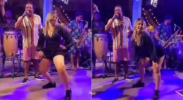 Carla Perez dançou com Beto Jamaica e Compadre Washington em show na Bahia - Foto: Reprodução/ Instagram