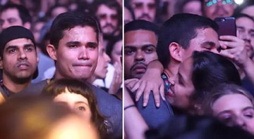 Marido de Lulu Santos chora durante show do cantor no Rock in Rio - Foto: Reprodução/Instagram