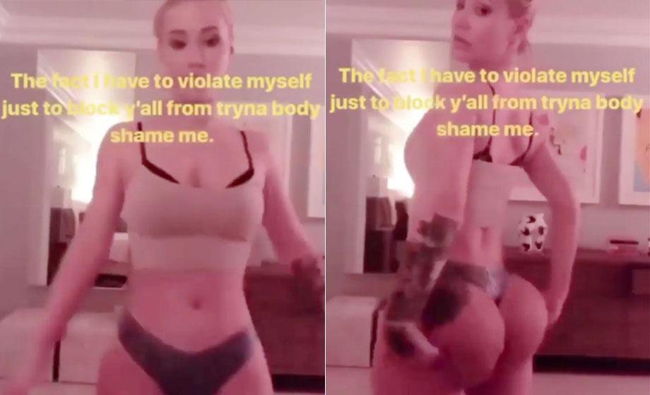 Cenapop Iggy Azalea Exibe Bumbum Mole Na Web E Protesta Este Corpo E Perfeito Para Mim