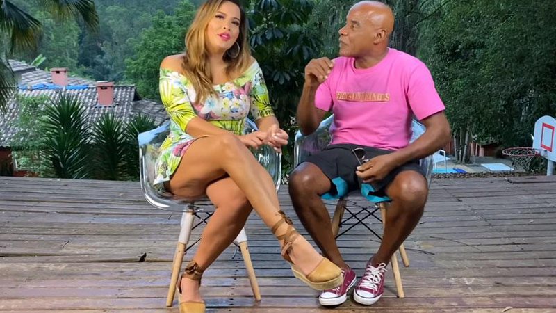 Geisy Arruda conversou com Kid Bengala, veterano do pornô brasileiro - Foto: Reprodução/ YouTube