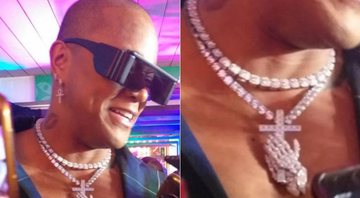 Léo Santana usou joias avaliadas em R$ 500 mil no Prêmio Multishow - Foto: Reprodução/ Jornal O Dia