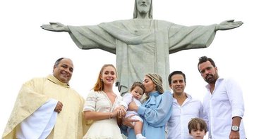 Luma Costa batiza filho no Cristo Redentor, tendo Marina Ruy Barbosa como madrinha - Foto: Reprodução/Instagram