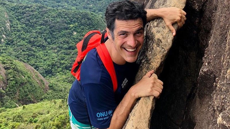 Mateus Solano assusta seguidores ao postar foto em escalada: “Sai daí, menino!” - Foto: Reprodução/Instagram