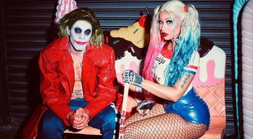 Nicki Minaj e o namorado se fantasiaram de Arlequina e Coringa para festa de Halloween - Foto: Reprodução/ Instagram