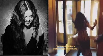 Selena Gomez quase cai na porta de hotel durante passeio em Nova York - Foto: Reprodução/Instagram