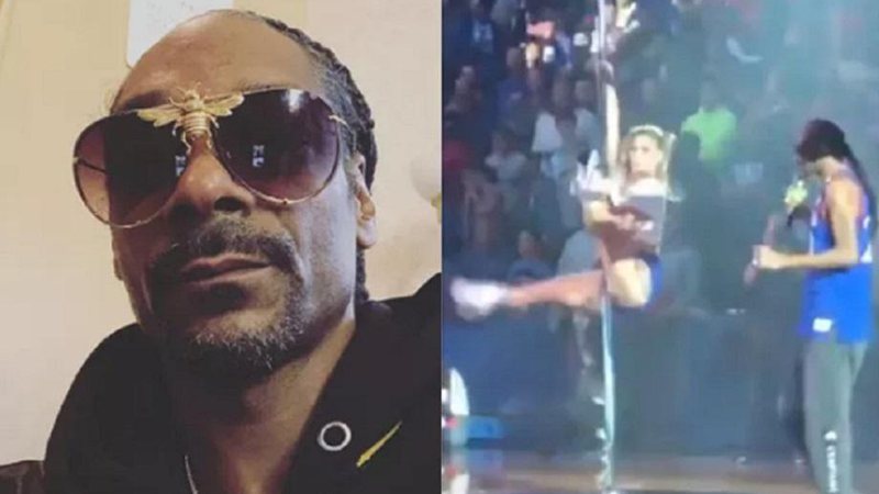 Snopp Dogg causa polêmica ao fazer show com strippers e pistola de dinheiro em faculdade - Foto: Reprodução/Instagram