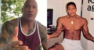 Aos 15 anos, Dwayne Johnson media 1,93 e pesava 90 quilos - Foto: Reprodução/ Instagram