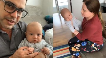 Zezé e Zilu visitaram o neto, Joaquim, nesta quinta-feira (10/10) - Foto: Reprodução/ Instagram