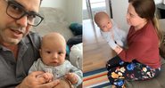 Zezé e Zilu visitaram o neto, Joaquim, nesta quinta-feira (10/10) - Foto: Reprodução/ Instagram