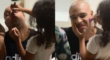 Vídeo: Adriano Imperador deixa suas filhas maquiá-lo e diverte seguidores - Foto: Reprodução/Instagram