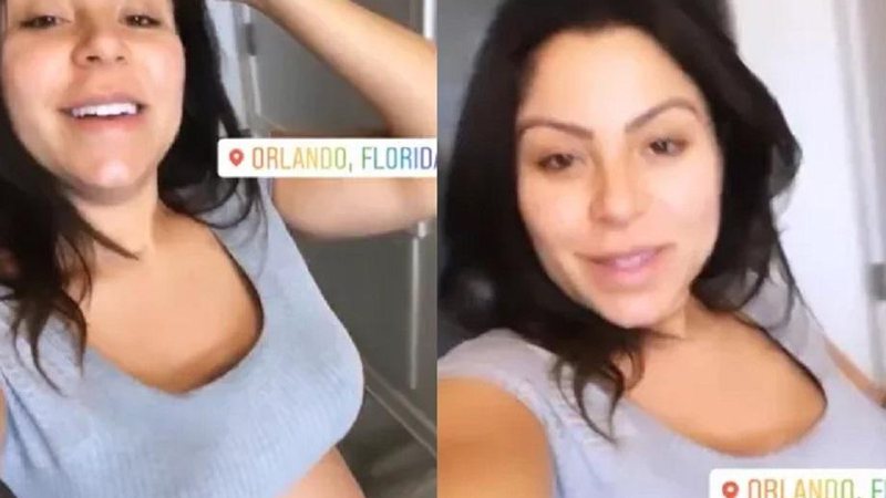 Na reta final da gravidez, Andressa Ferreira exibe barrigão nos Estados Unidos - Foto: Reprodução/Instagram